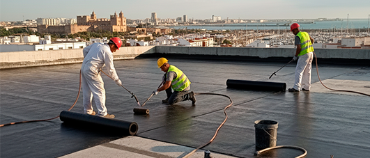Recubrimiento de seguridad en fachadas